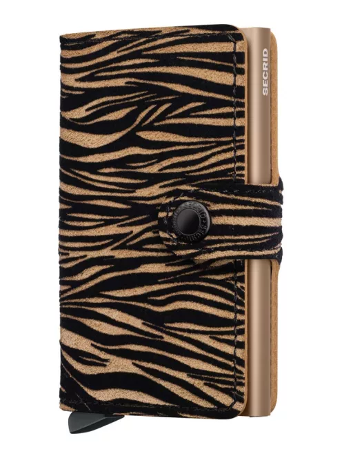 Secrid Miniwallet Zebra Beige  automata kártyatartó 
