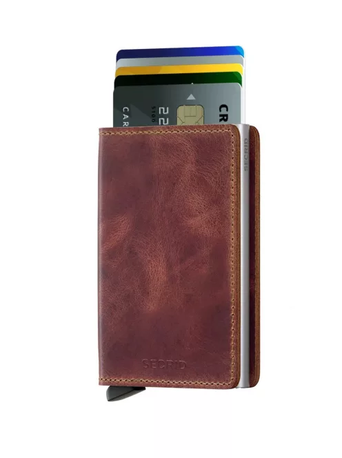 Secrid Slimwallet Vintage Brown automata kártyatartó 