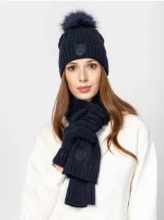 Heavy Tools POLLY25 navy női kötött sál