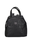 Chiara rostbőr táska K 7044 fekete virág