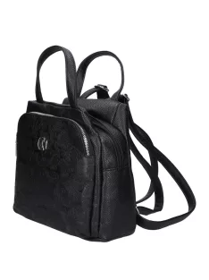 Chiara rostbőr táska K 7044 fekete virág