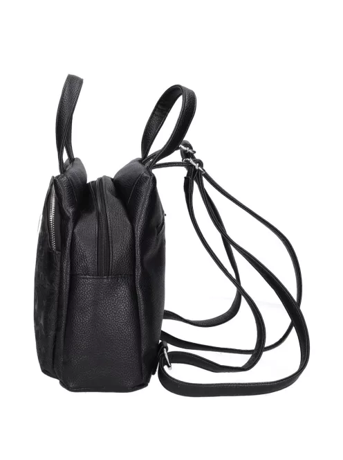 Chiara rostbőr táska K 7044 fekete virág