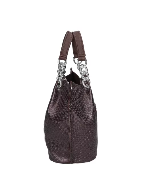 Chiara K 772 bis barna bronz rostbőr táska