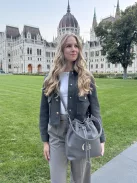 Chiara I 5056 fekete CH rostbőr táska