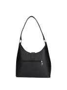 Karen D 658 fekete mintás rostbőr női táska