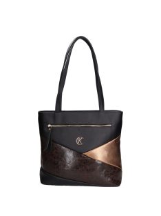 Karen 1740 fekete arany rostbőr női táska