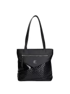 Karen 1740 fekete lakk rostbőr női táska