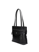 Karen 1740 fekete lakk rostbőr női táska