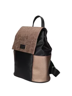 Karen 1698 fekete bronz rostbőr női táska