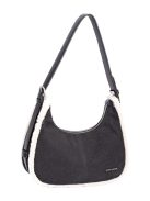 David Jones CM7754 fekete szőrme női válltáska