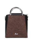 Karen 1680 fekete barna virág rostbőr táska