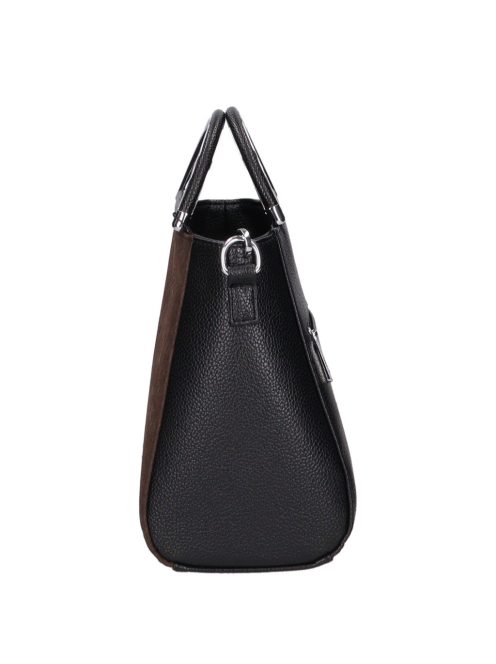 Karen 1680 fekete barna virág rostbőr táska