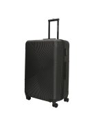 Enrico Benetti Louisville fekete 4 kerekű nagy bőrönd