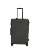 Enrico Benetti Louisville fekete 4 kerekű nagy bőrönd