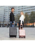 Enrico Benetti Louisville fekete 4 kerekű nagy bőrönd