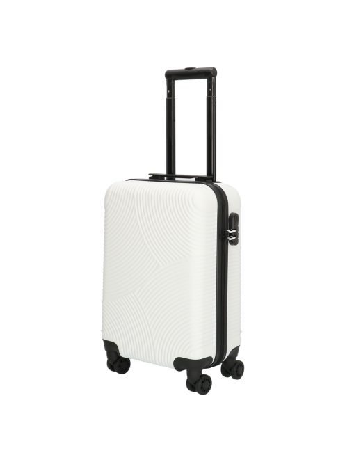 Enrico Benetti Louisville fehér 4 kerekű kabinbőrönd