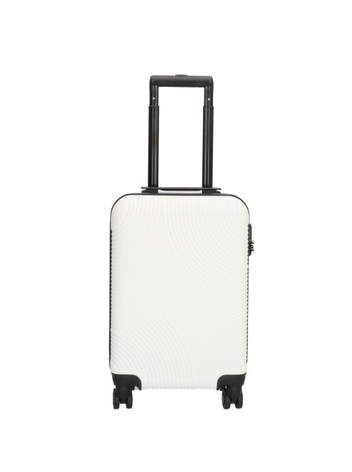 Enrico Benetti Louisville fehér 4 kerekű kabinbőrönd