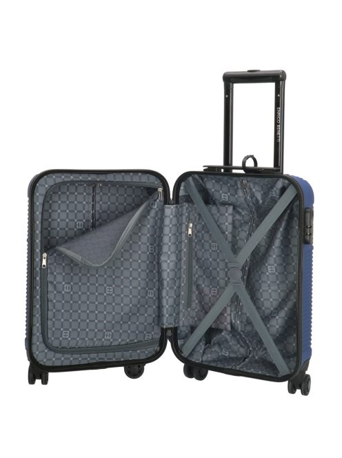 Enrico Benetti Louisville acélkék 4 kerekű kabinbőrönd