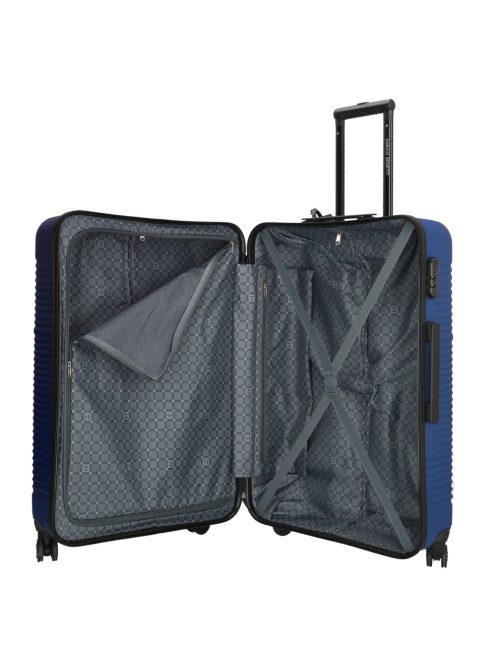 Enrico Benetti Louisville acélkék 4 kerekű nagy bőrönd