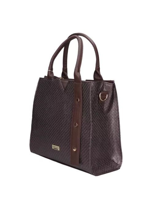 Chiara M 8047 barna rostbőr táska