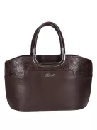 Karen 9079 bis barna virág rostbőr táska