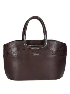 Karen 9079 bis barna virág rostbőr táska