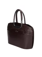 Karen 9079 bis barna virág rostbőr táska