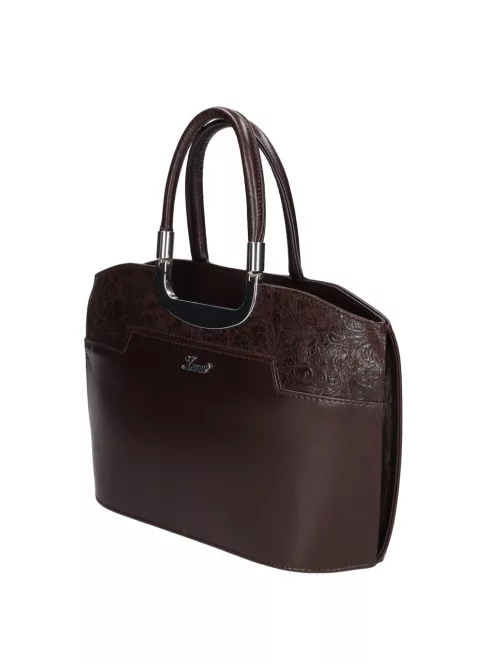 Karen 9079 bis barna virág rostbőr táska