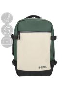 Enrico Benetti férfi 56010 zöld bézs Ryanair és Wizzair hátizsák kézipoggyász