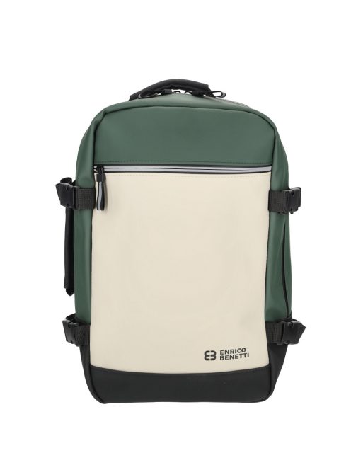 Enrico Benetti férfi 56010 zöld bézs Ryanair és Wizzair hátizsák kézipoggyász