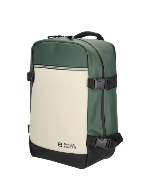 Enrico Benetti férfi 56010 zöld bézs Ryanair és Wizzair hátizsák kézipoggyász
