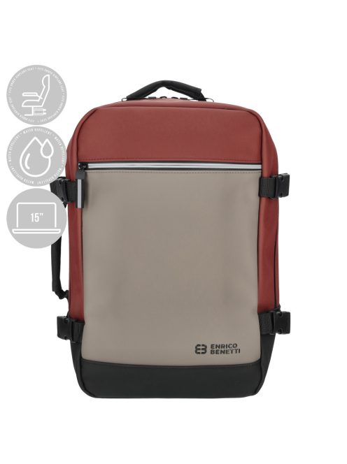Enrico Benetti férfi 56010 bordó Ryanair és Wizzair hátizsák kézipoggyász