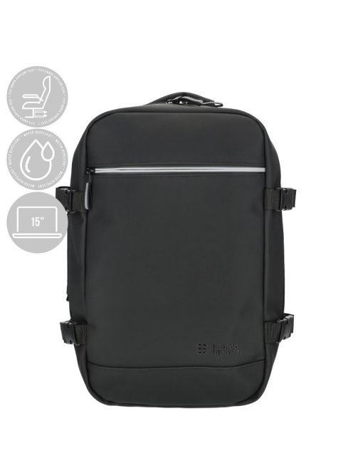 Enrico Benetti férfi 56010 fekete Ryanair és Wizzair hátizsák kézipoggyász