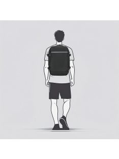   Enrico Benetti férfi 56010 fekete Ryanair és Wizzair hátizsák kézipoggyász