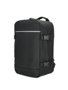 Enrico Benetti férfi 56010 fekete Ryanair és Wizzair hátizsák kézipoggyász