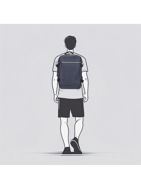 Enrico Benetti férfi 56010 kék Ryanair és Wizzair hátizsák kézipoggyász