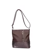 Karen N 157 barna virág rostbőr táska 