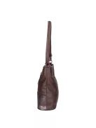 Karen N 157 barna virág rostbőr táska 