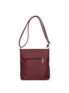 Karen N 157 bordó virág rostbőr táska