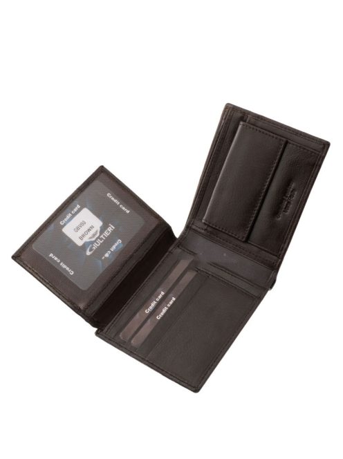 Giultieri GBV03 barna bőr férfi pénztárca