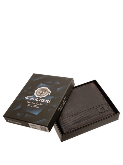 Giultieri GBV03 barna bőr férfi pénztárca