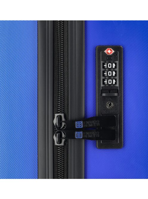 Enrico Benetti Edmonton L kék nagy méretű bőrönd