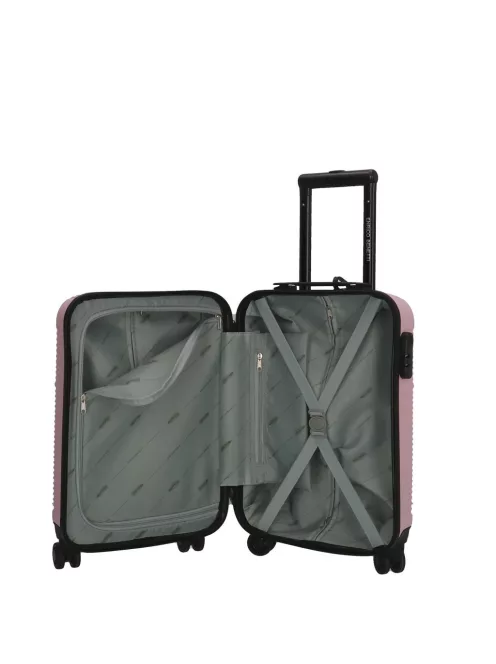 Bőrönd ENRICO BENETTI 39040-50 Louisville Pink S 4 kerekű