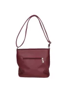 Karen D 325 bis bordó virág rostbőr táska