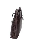 Karen D 099 barna virág rostbőr táska