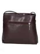 Karen D 099 barna virág rostbőr táska