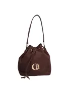 Chiara I 5056 barna velúr rostbőr táska