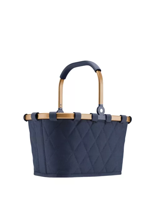 Reisenthel BN4111 carrybag XS frame rhombus midnight gold kicsi bevásárló kosár