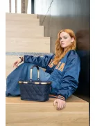 Reisenthel BN4111 carrybag XS frame rhombus midnight gold kicsi bevásárló kosár