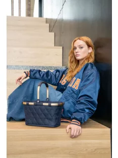   Reisenthel BN4111 carrybag XS frame rhombus midnight gold kicsi bevásárló kosár